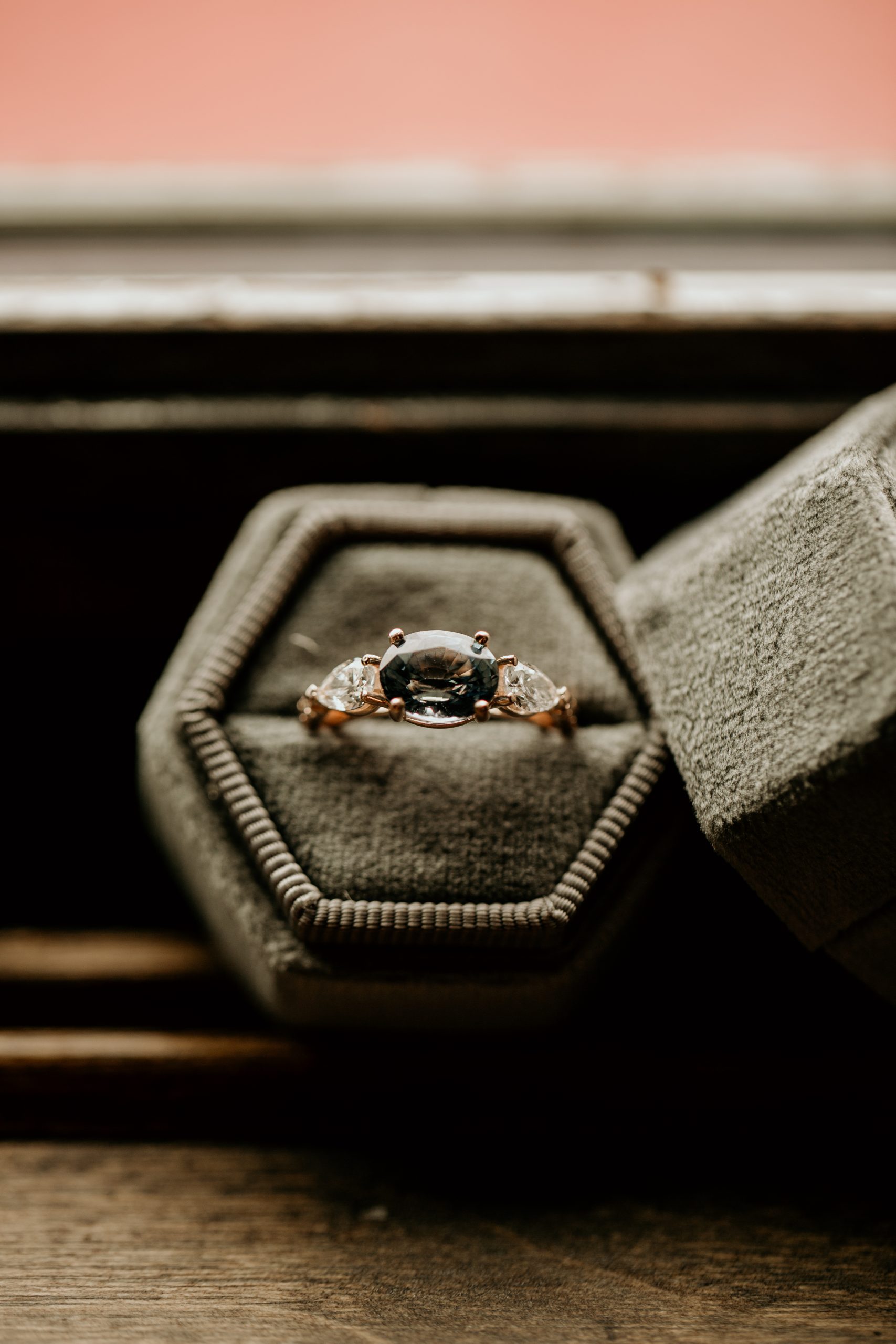 Something Blue Weddings Ring Detail Shot by Jessica Seyfried Photography