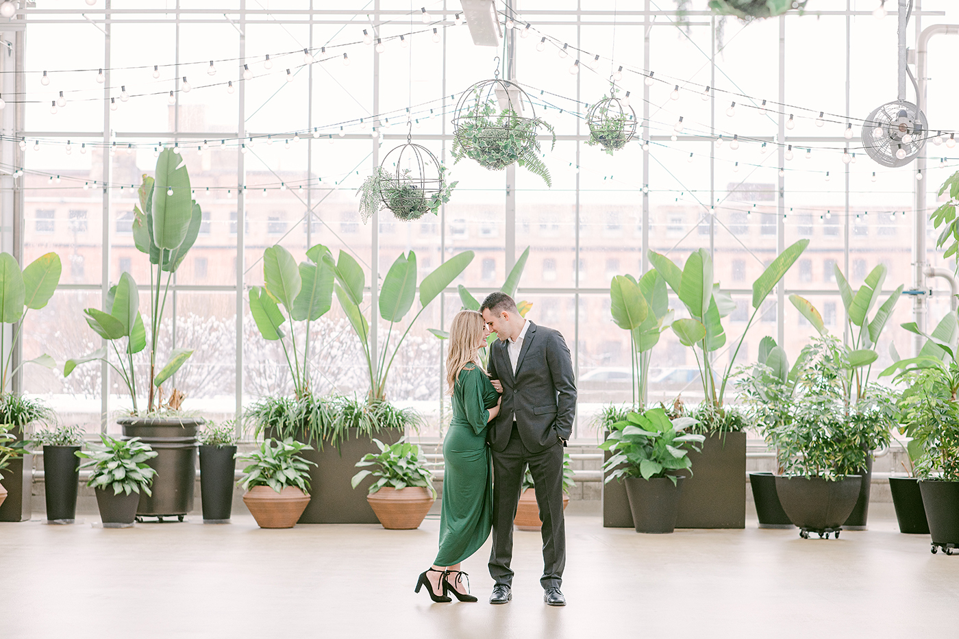 Beautiful Greenhouse Engagement Session Something Blue Weddings