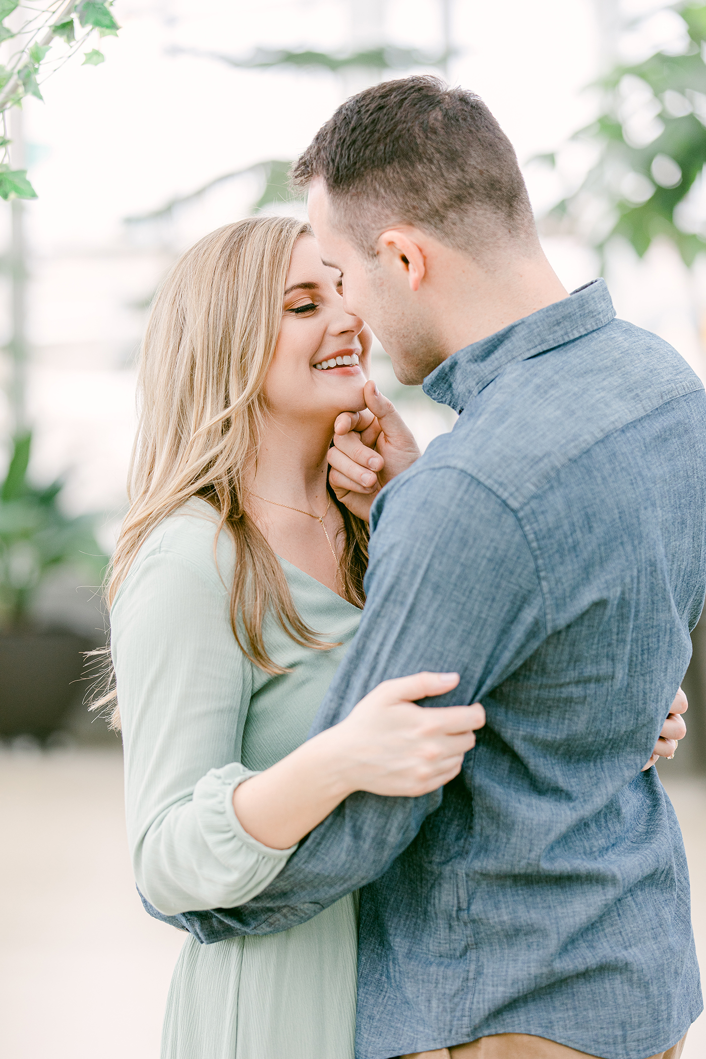 Beautiful Greenhouse Engagement Session Something Blue Weddings