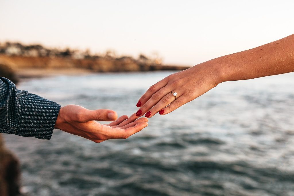 Something Blue Weddings Surprise Cliffside Proposal