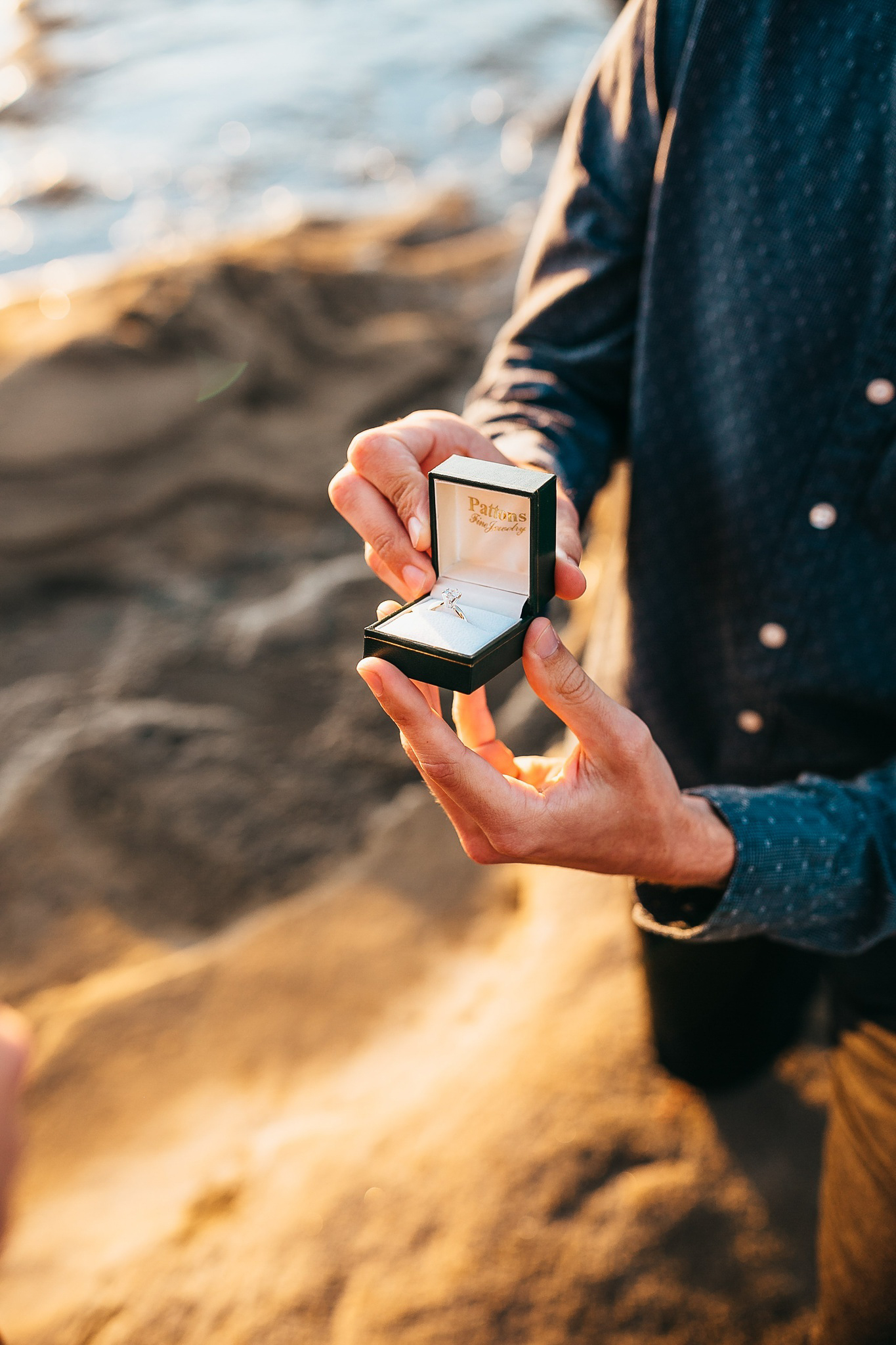 Something Blue Weddings Surprise Cliffside Proposal