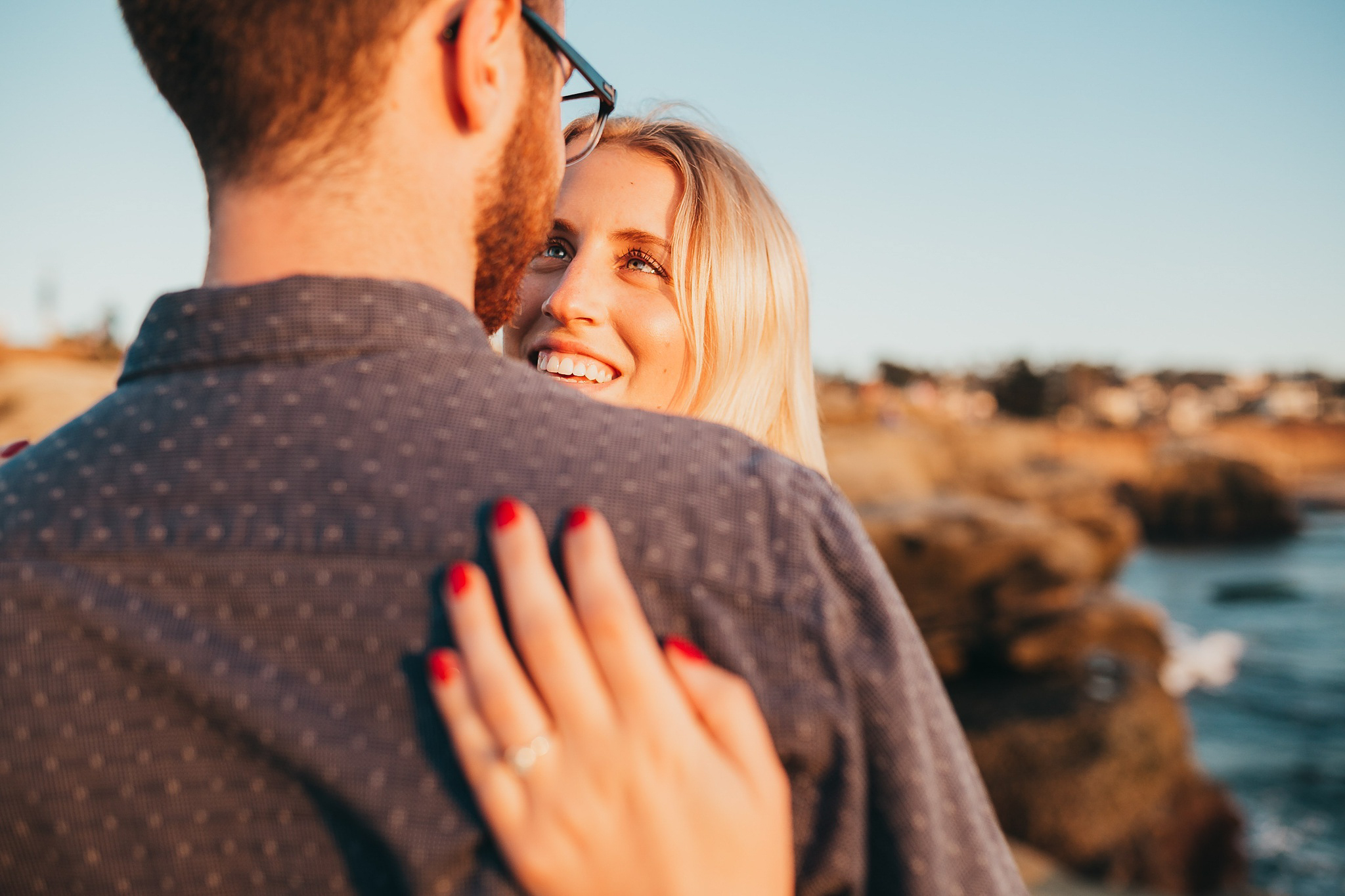 Something Blue Weddings Surprise Cliffside Proposal