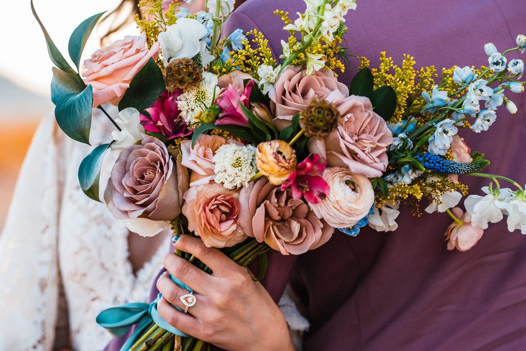 a beautiful Las Vegas desert styled wedding shoot