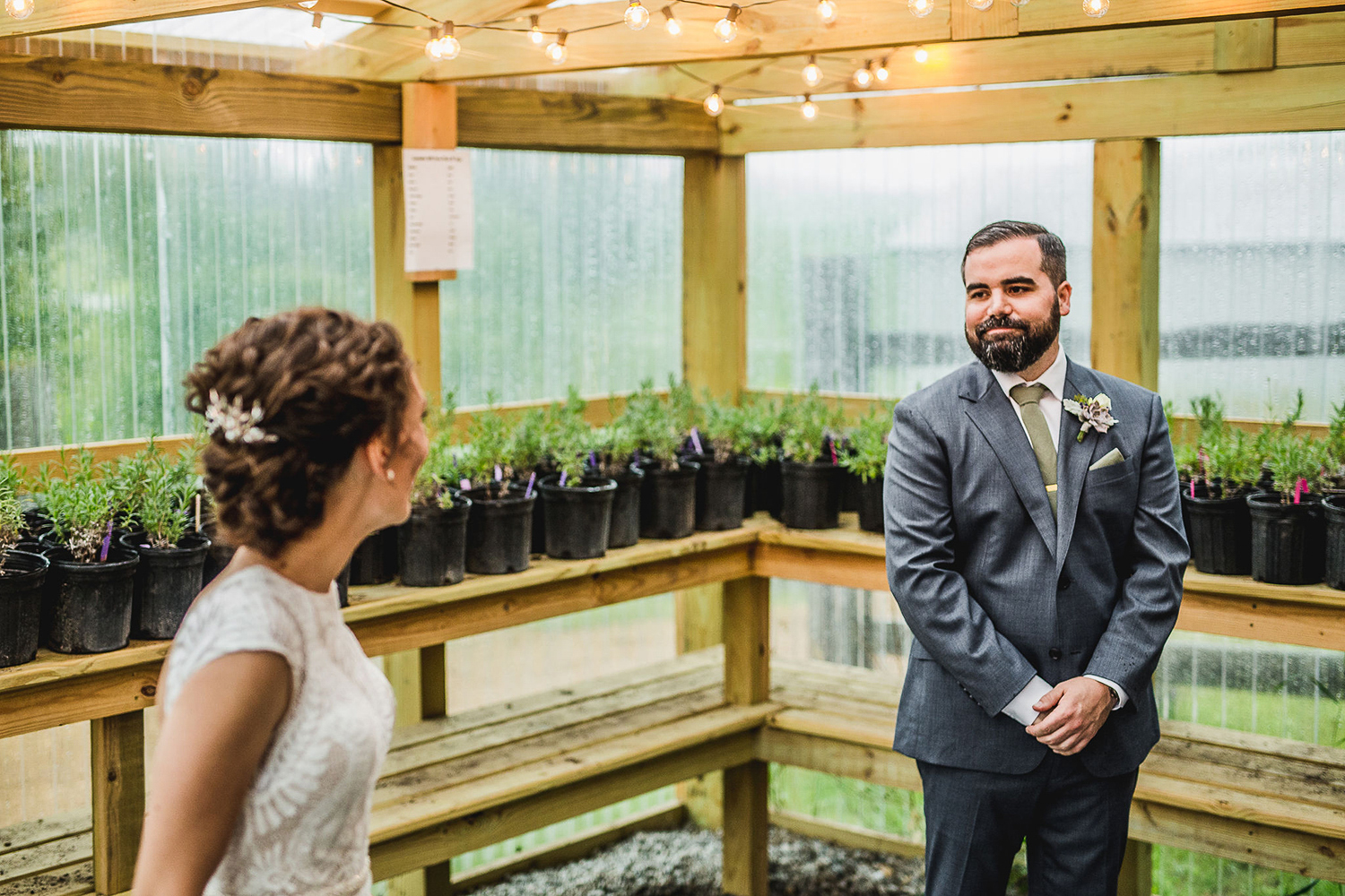 Colorful Michigan Lavender Farm Wedding Something Blue Weddings