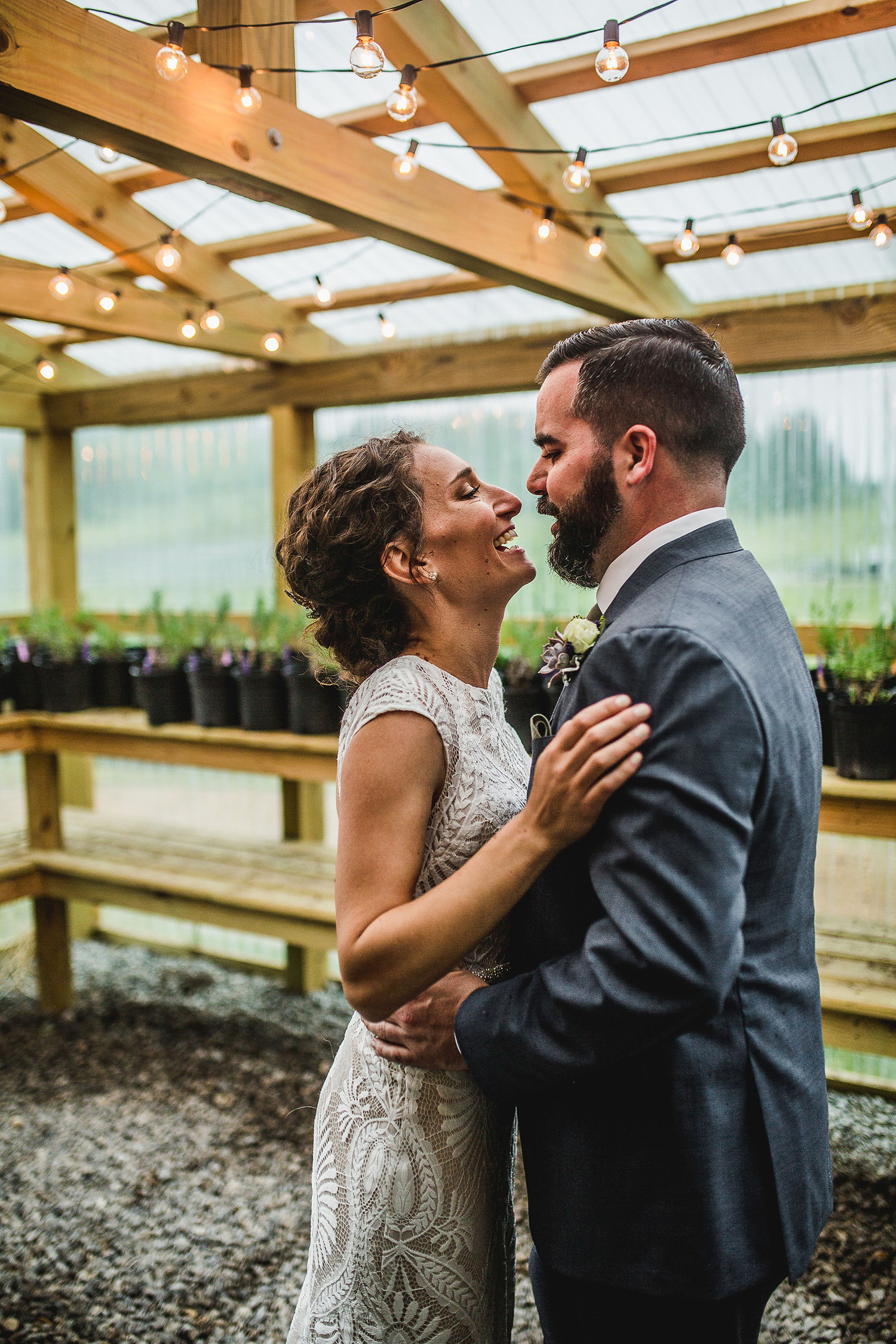 Colorful Michigan Lavender Farm Wedding Something Blue Weddings