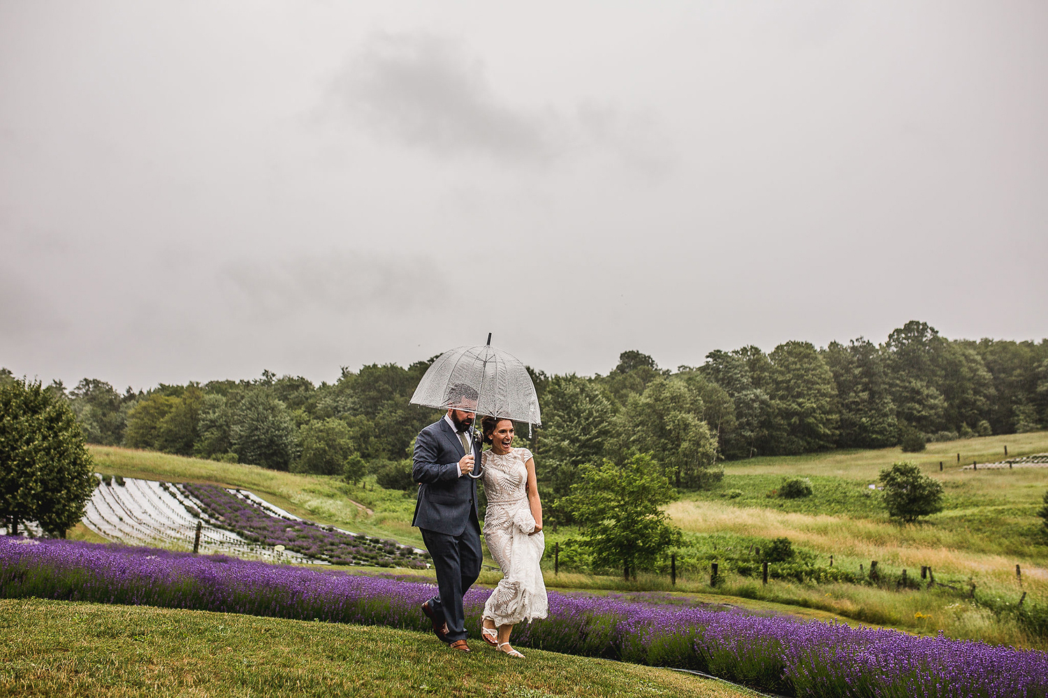 Colorful Michigan Lavender Farm Wedding Something Blue Weddings