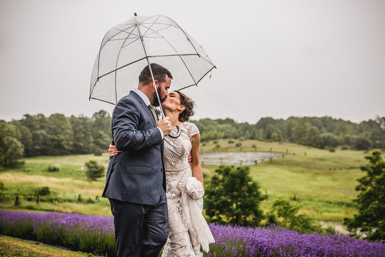 Colorful Michigan Lavender Farm Wedding Something Blue Weddings