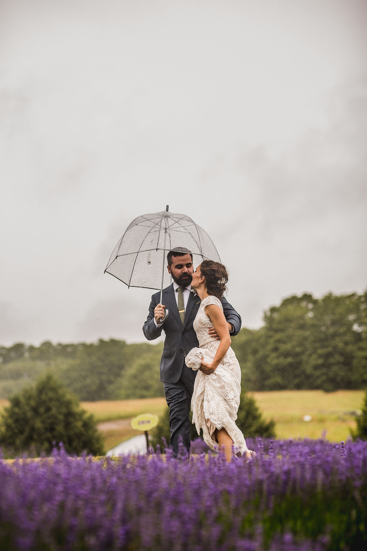 Colorful Michigan Lavender Farm Wedding Something Blue Weddings