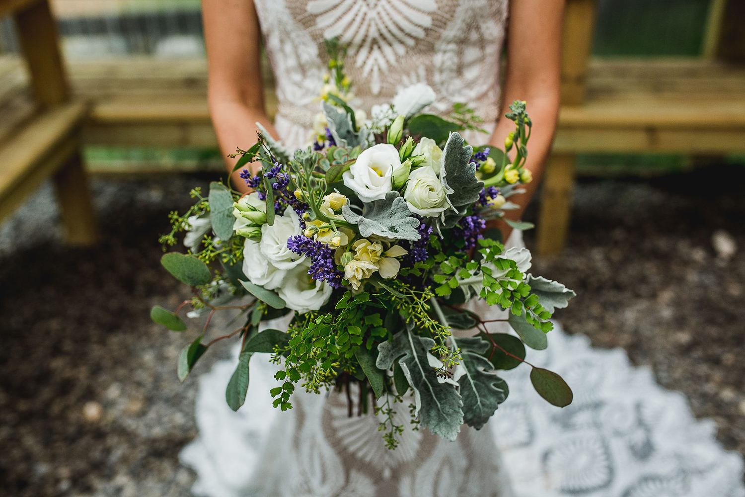 Colorful Michigan Lavender Farm Wedding Something Blue Weddings