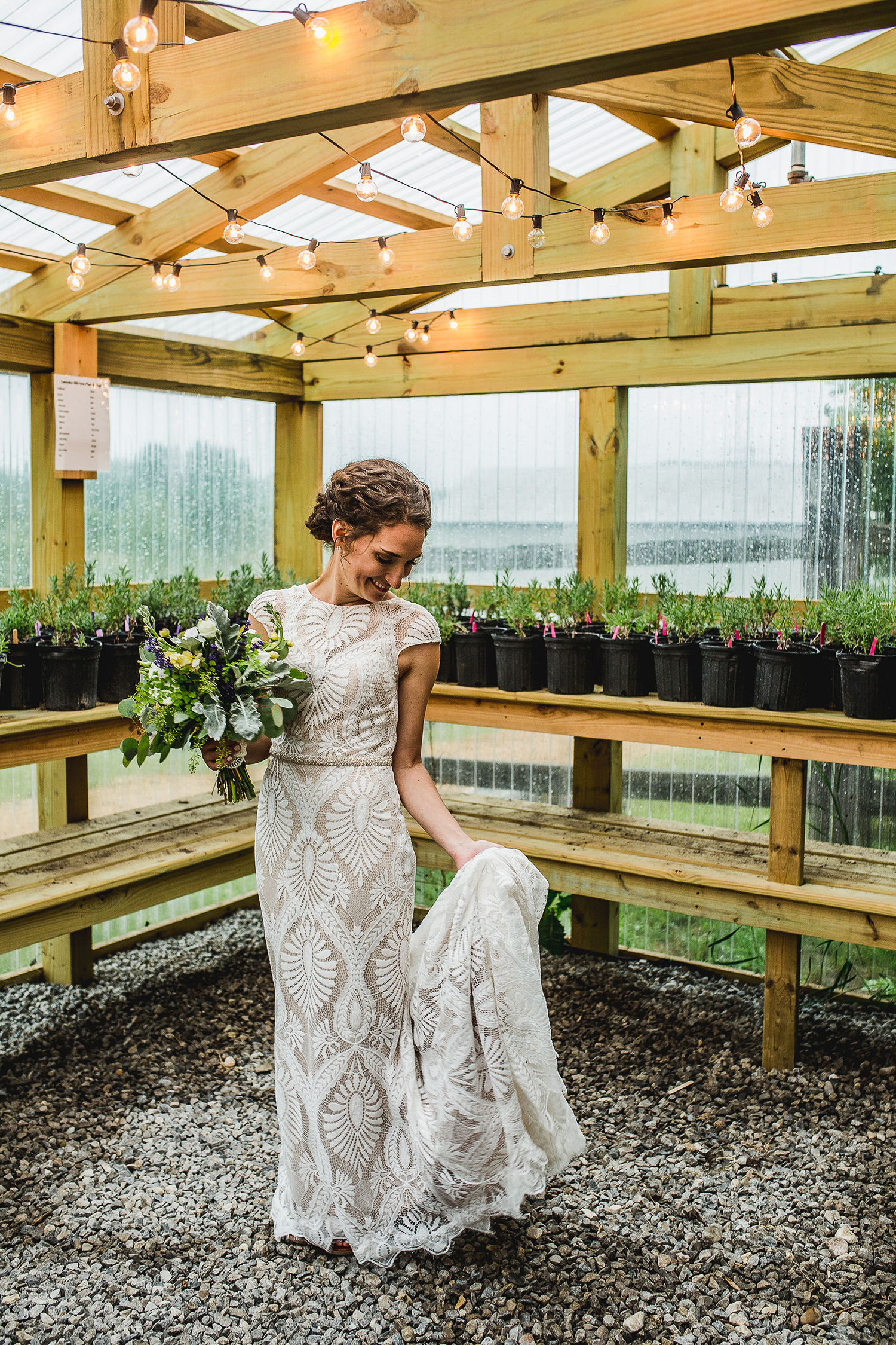 Colorful Michigan Lavender Farm Wedding Something Blue Weddings