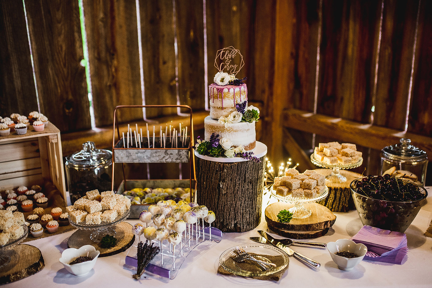 Colorful Michigan Lavender Farm Wedding Something Blue Weddings