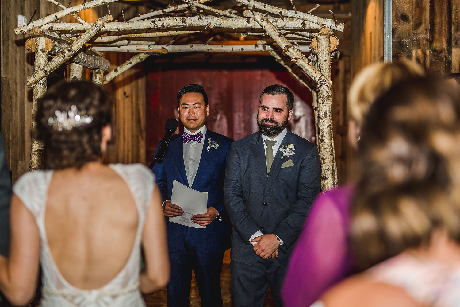 Colorful Michigan Lavender Farm Wedding Something Blue Weddings