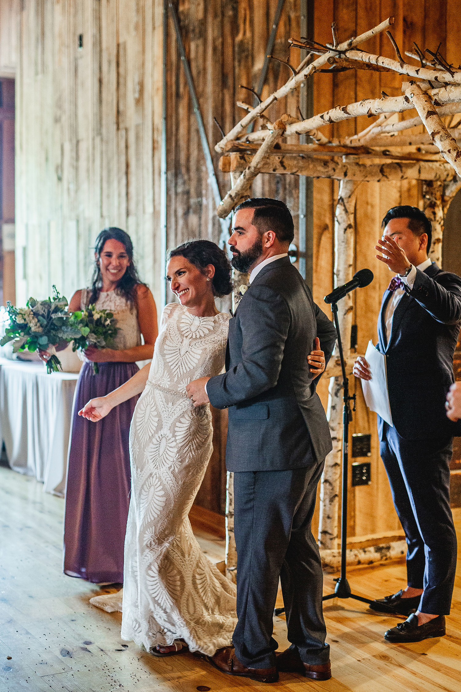 Colorful Michigan Lavender Farm Wedding Something Blue Weddings