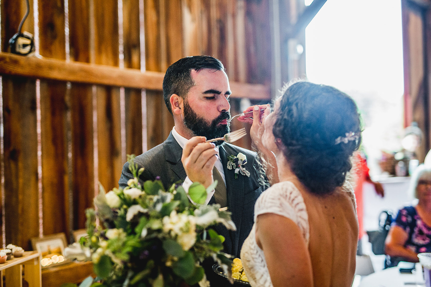 Colorful Michigan Lavender Farm Wedding Something Blue Weddings