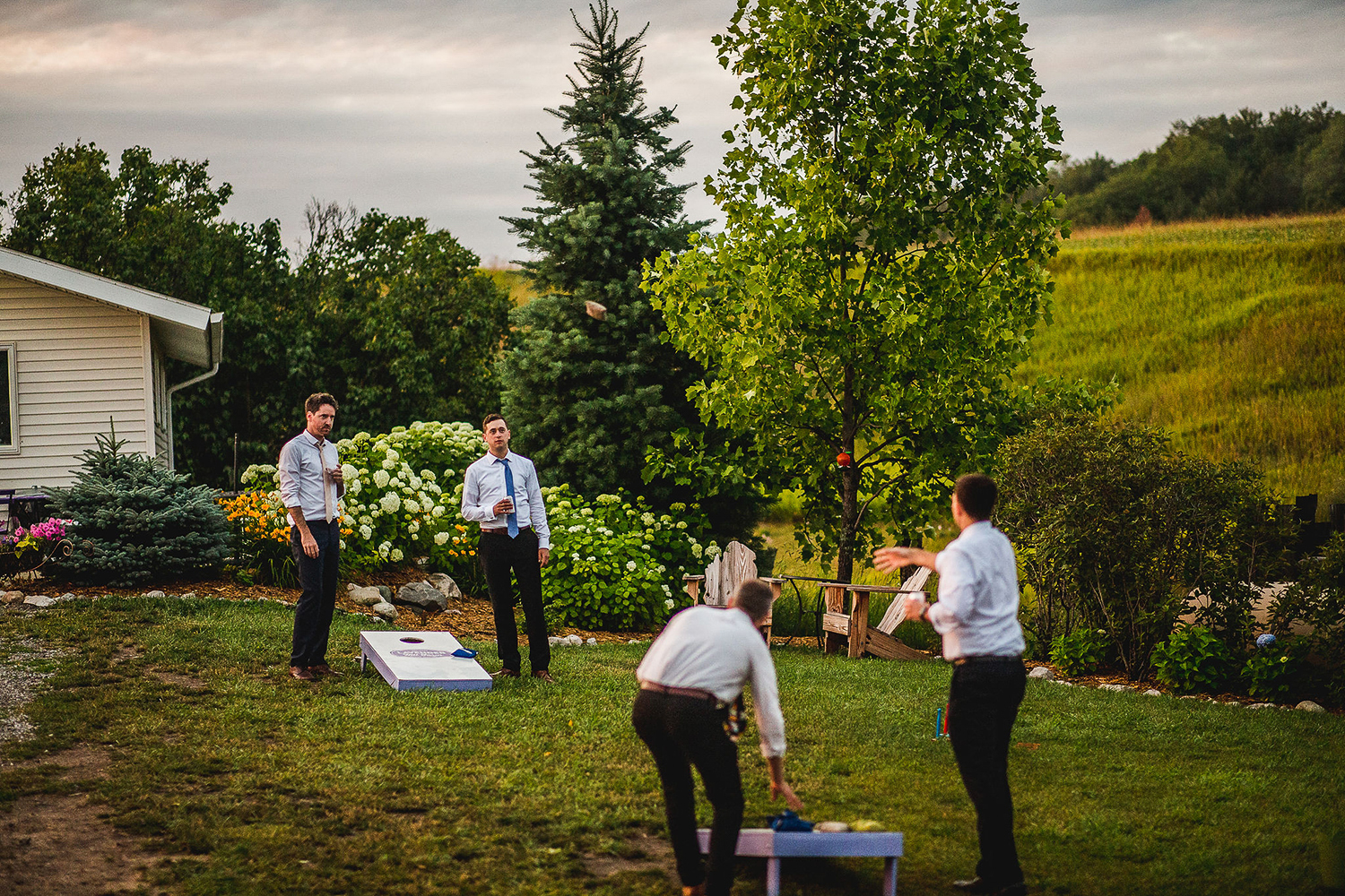 Colorful Michigan Lavender Farm Wedding Something Blue Weddings