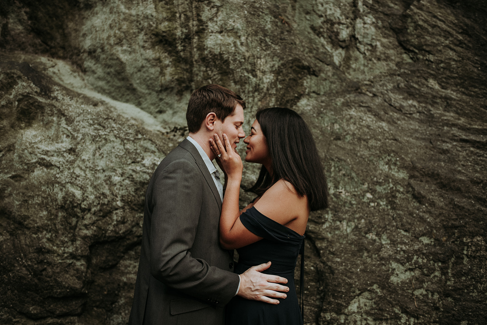 Fort Tryon Park New York Engagement Session Something Blue Wedding