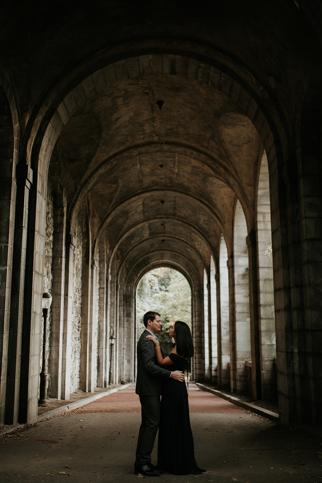 Fort Tryon Park New York Engagement Session Something Blue Wedding