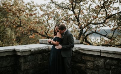 Fort Tryon Park New York Engagement Session Something Blue Wedding