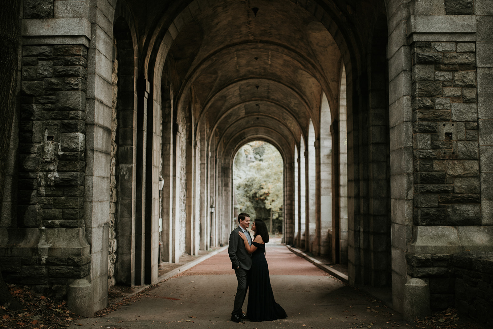 Fort Tryon Park New York Engagement Session Something Blue Wedding