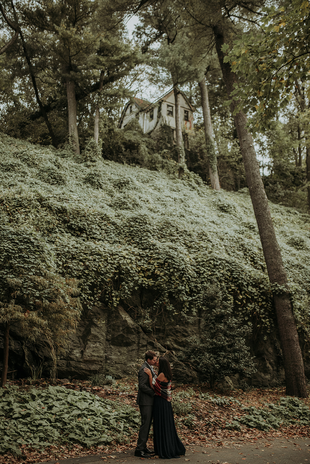 Fort Tryon Park New York Engagement Session Something Blue Wedding