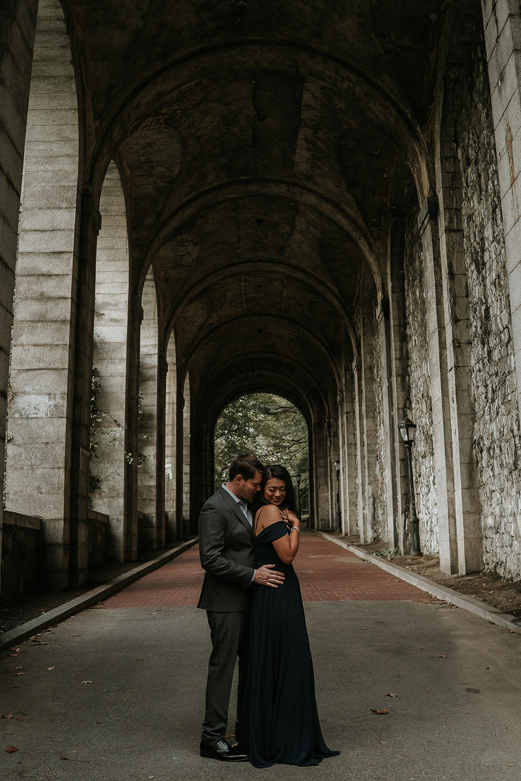 Fort Tryon Park New York Engagement Session Something Blue Wedding