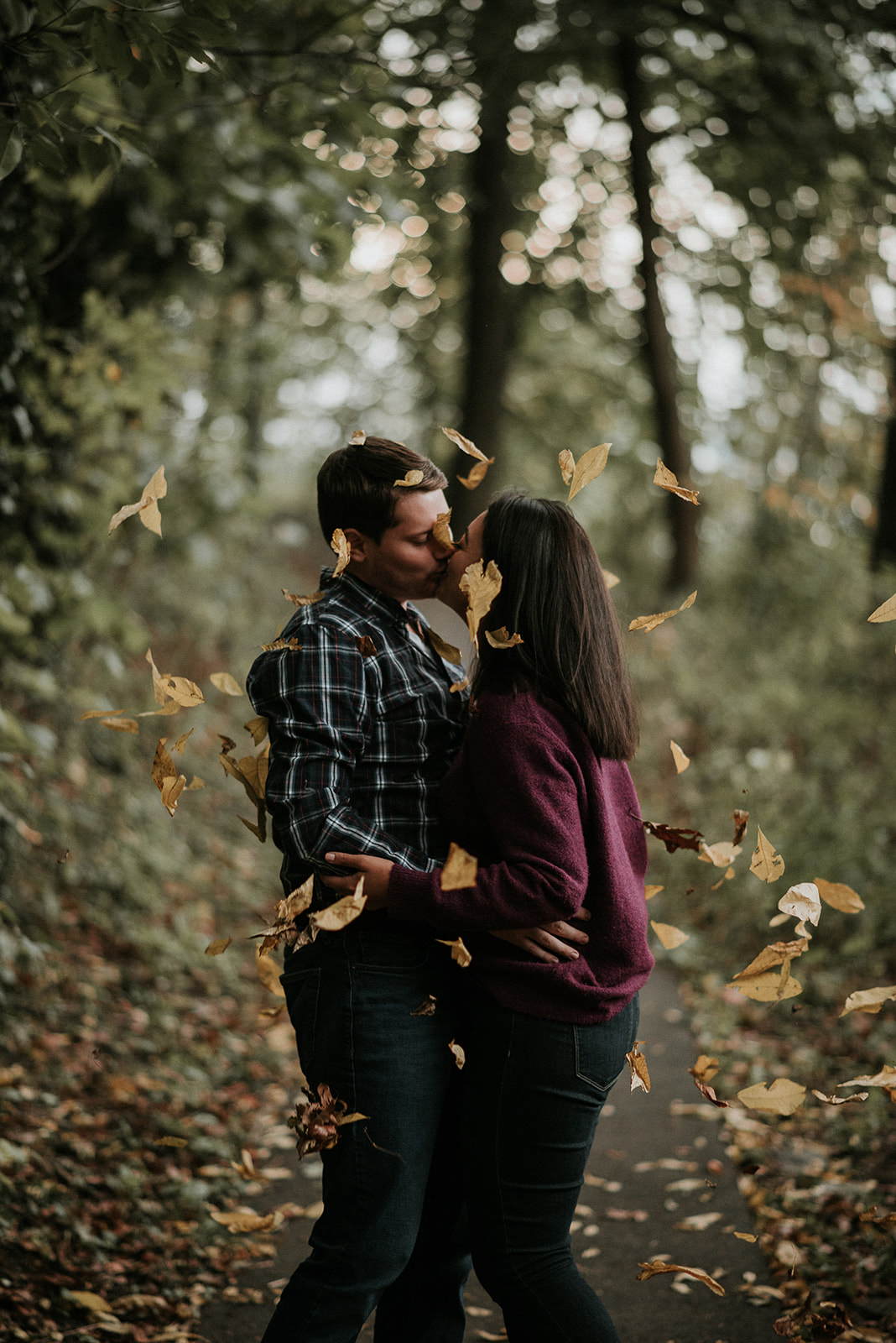 Fort Tryon Park New York Engagement Session Something Blue Wedding