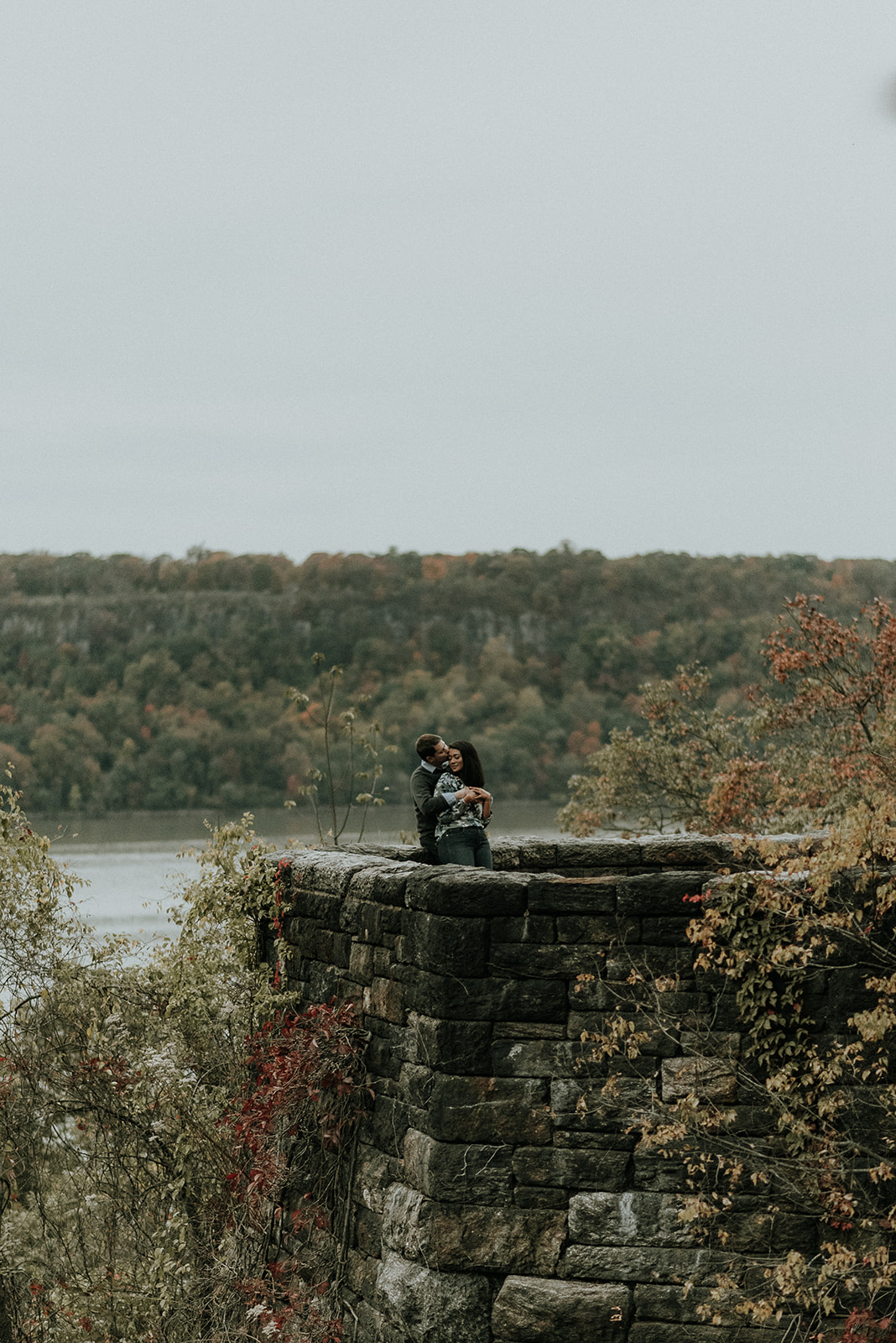 Fort Tryon Park New York Engagement Session Something Blue Wedding