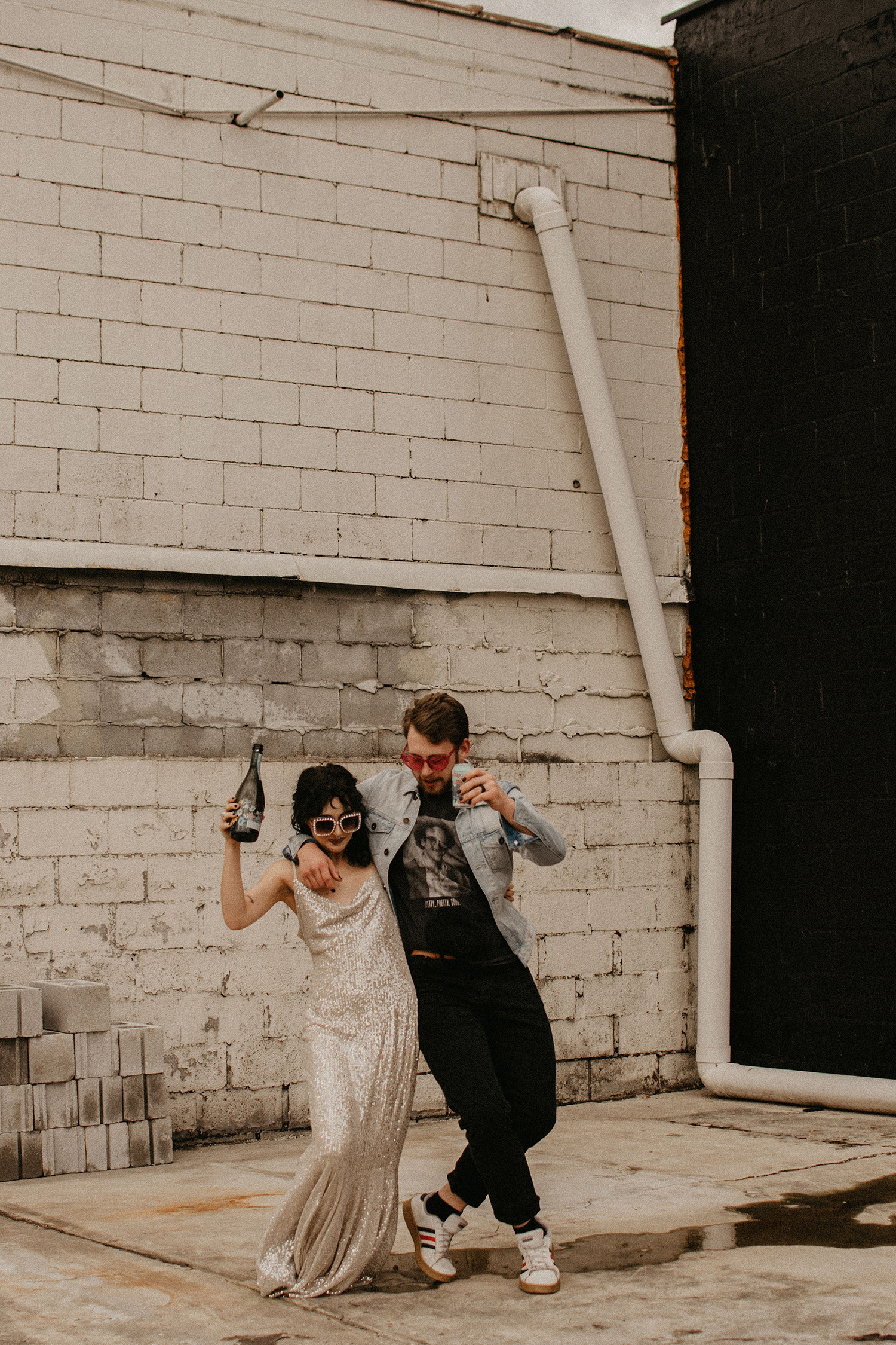 An Edgy Rocker Styled Bridal Shoot | Something Blue Weddings