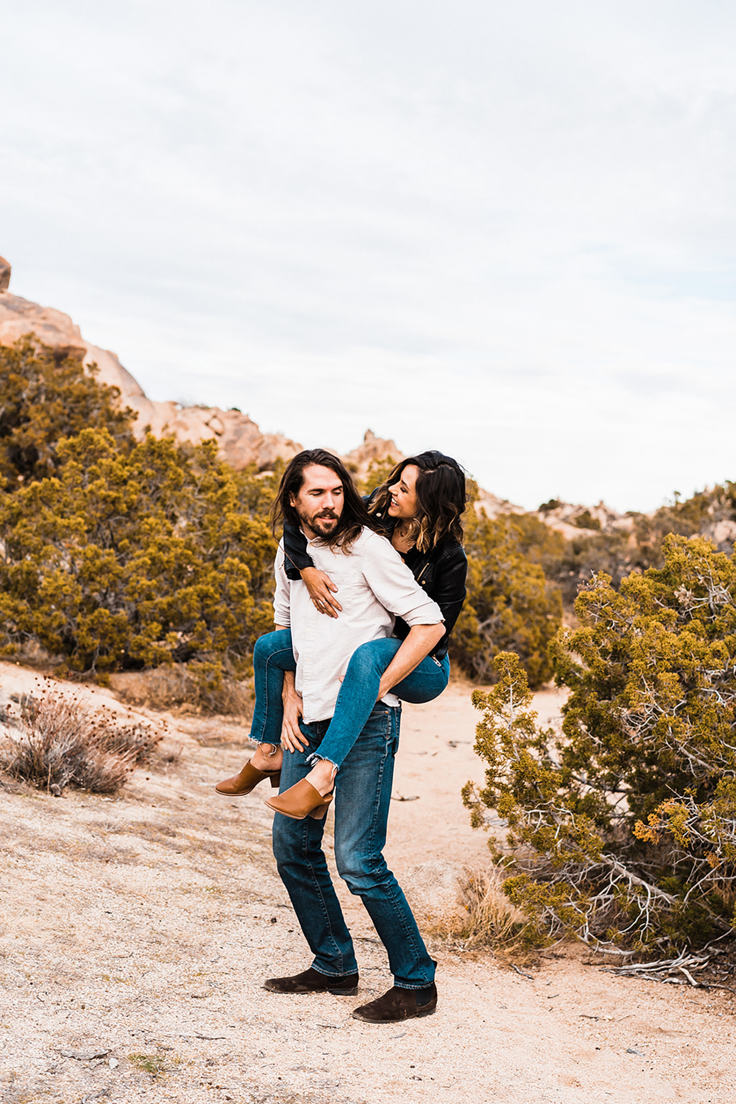 Joshua Tree Lifestyle Engagement Session The Combs Creative Something Blue Weddings Blog