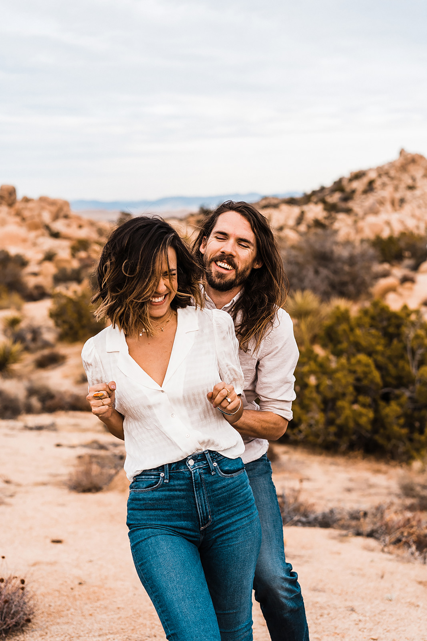 Joshua Tree Lifestyle Engagement Session The Combs Creative Something Blue Weddings Blog