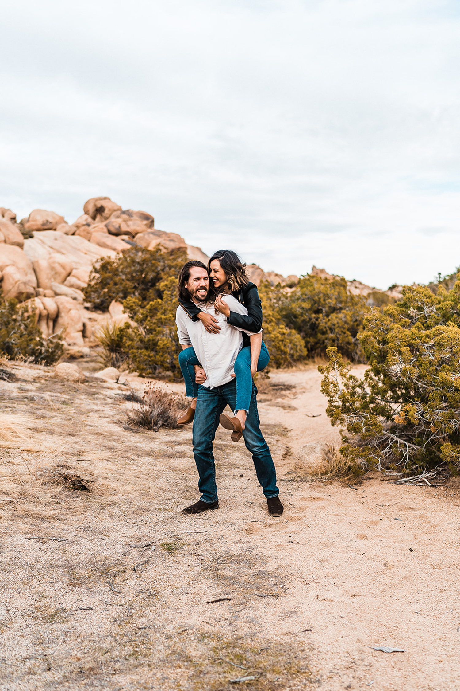 Joshua Tree Lifestyle Engagement Session The Combs Creative Something Blue Weddings Blog