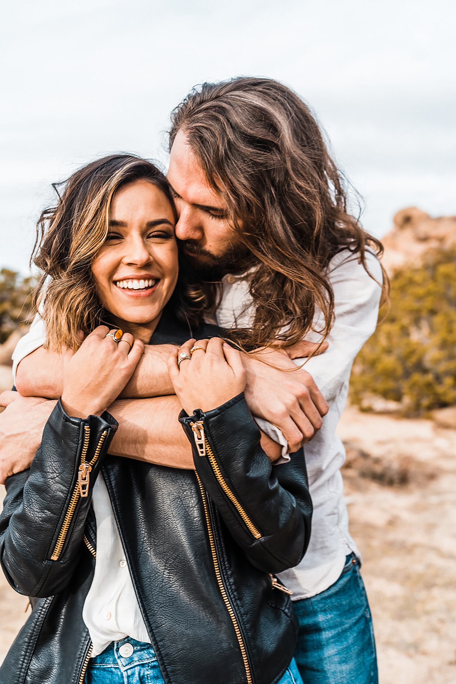 Joshua Tree Lifestyle Engagement Session The Combs Creative Something Blue Weddings Blog