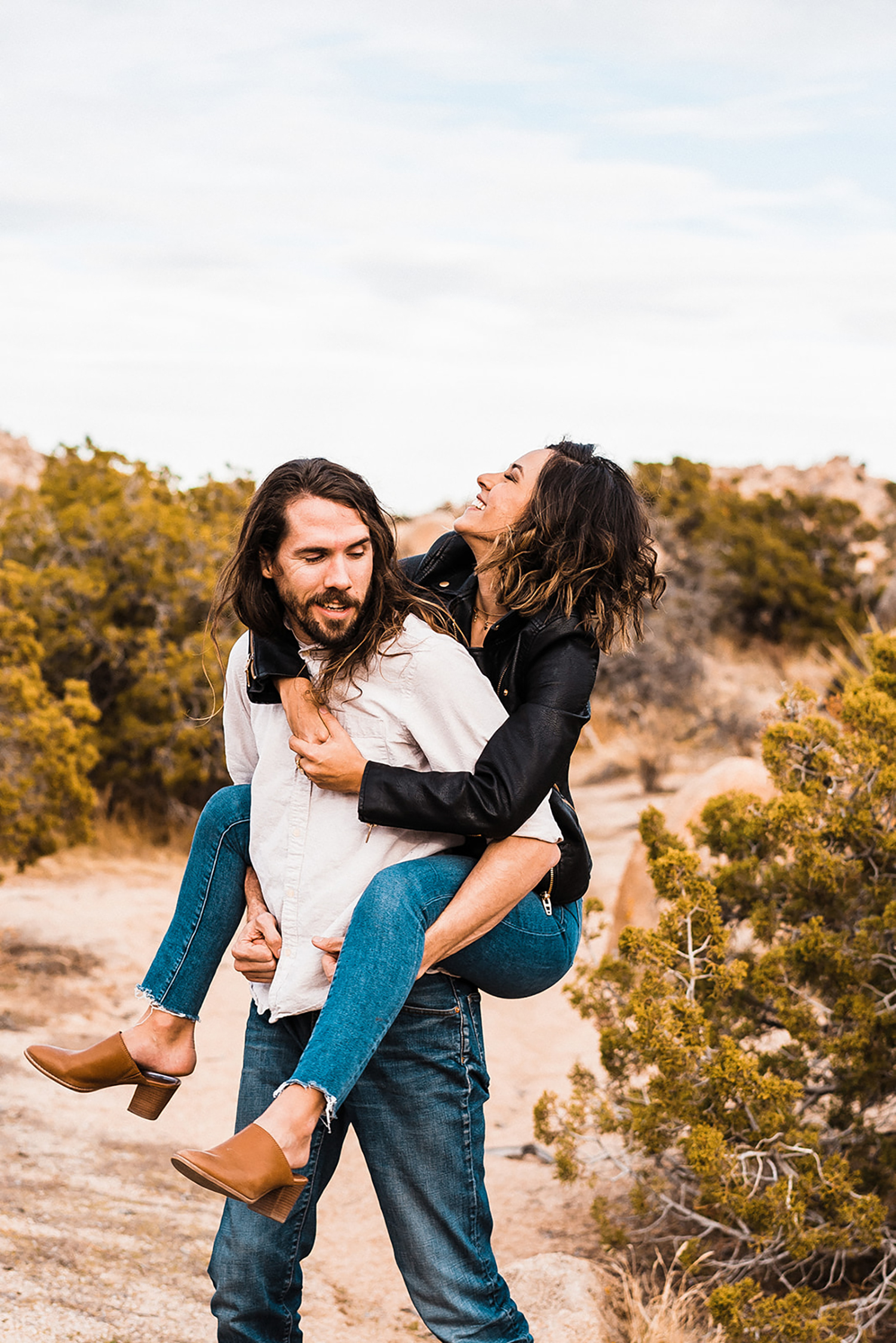 Joshua Tree Lifestyle Engagement Session The Combs Creative Something Blue Weddings Blog