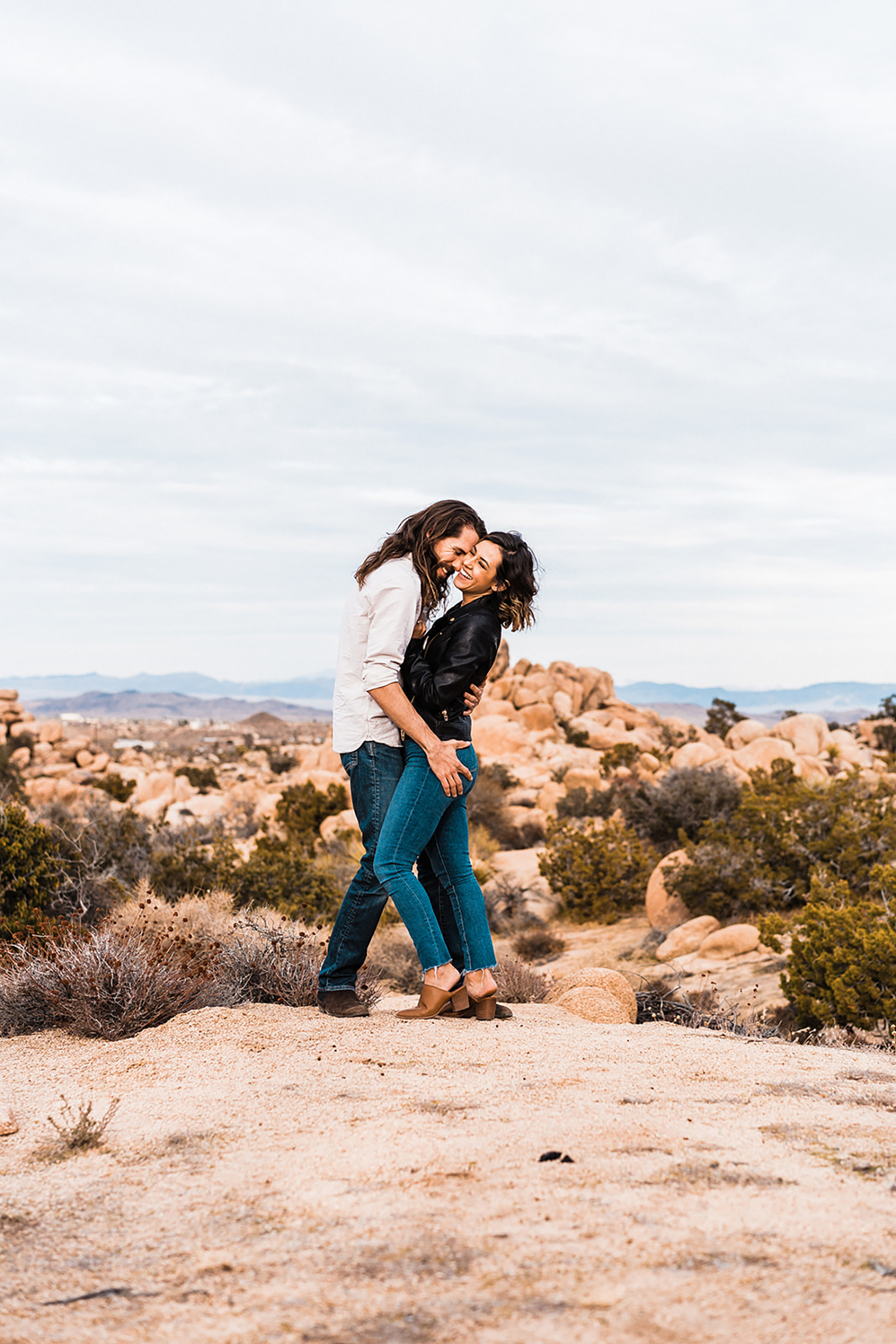 Joshua Tree Lifestyle Engagement Session The Combs Creative Something Blue Weddings Blog