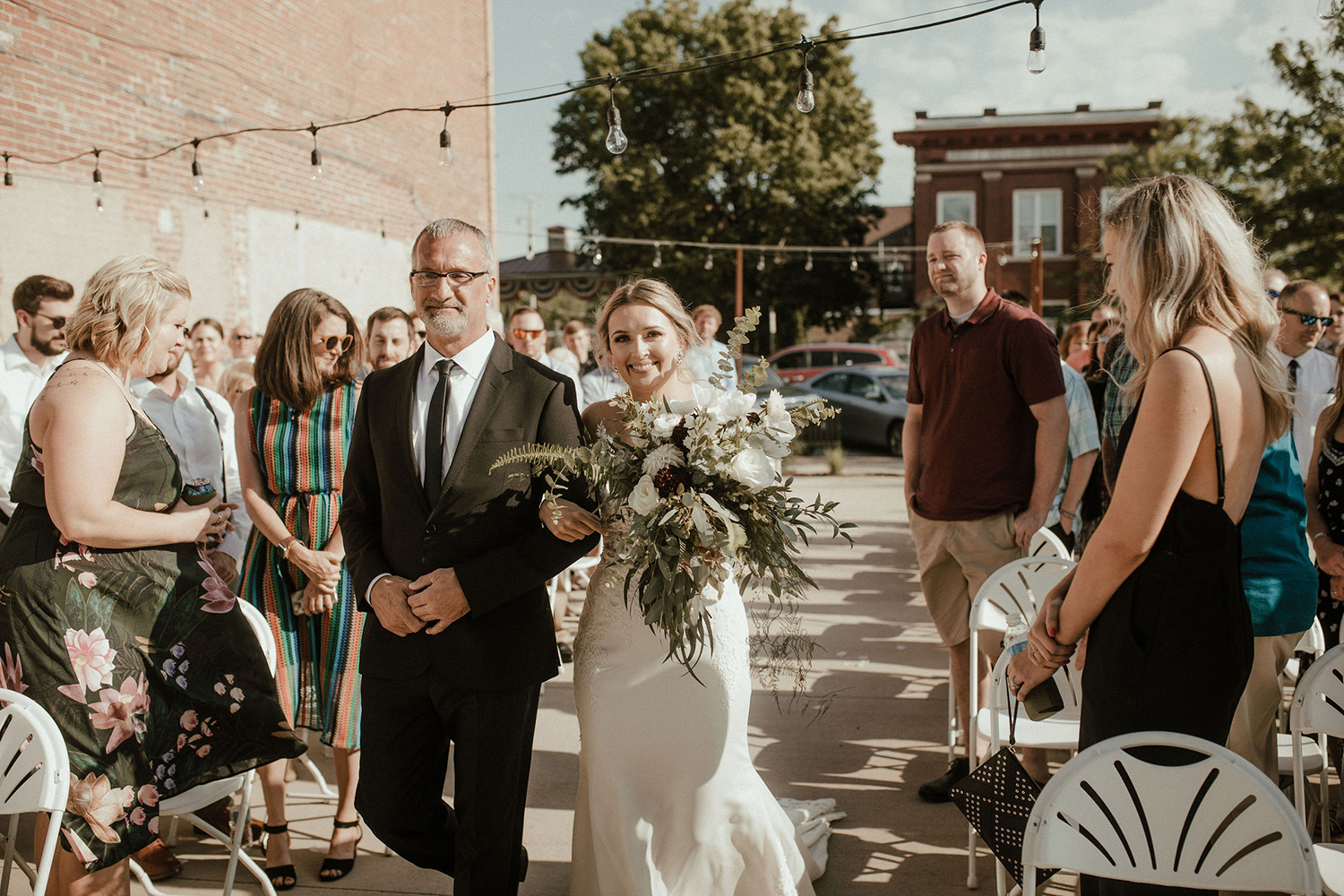 Modern Minimalist Urban Wedding Something Blue Weddings