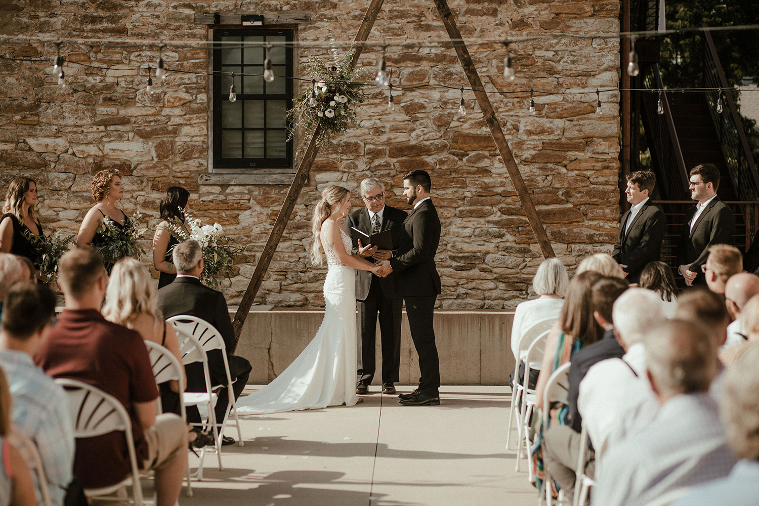 Modern Minimalist Urban Wedding Something Blue Weddings