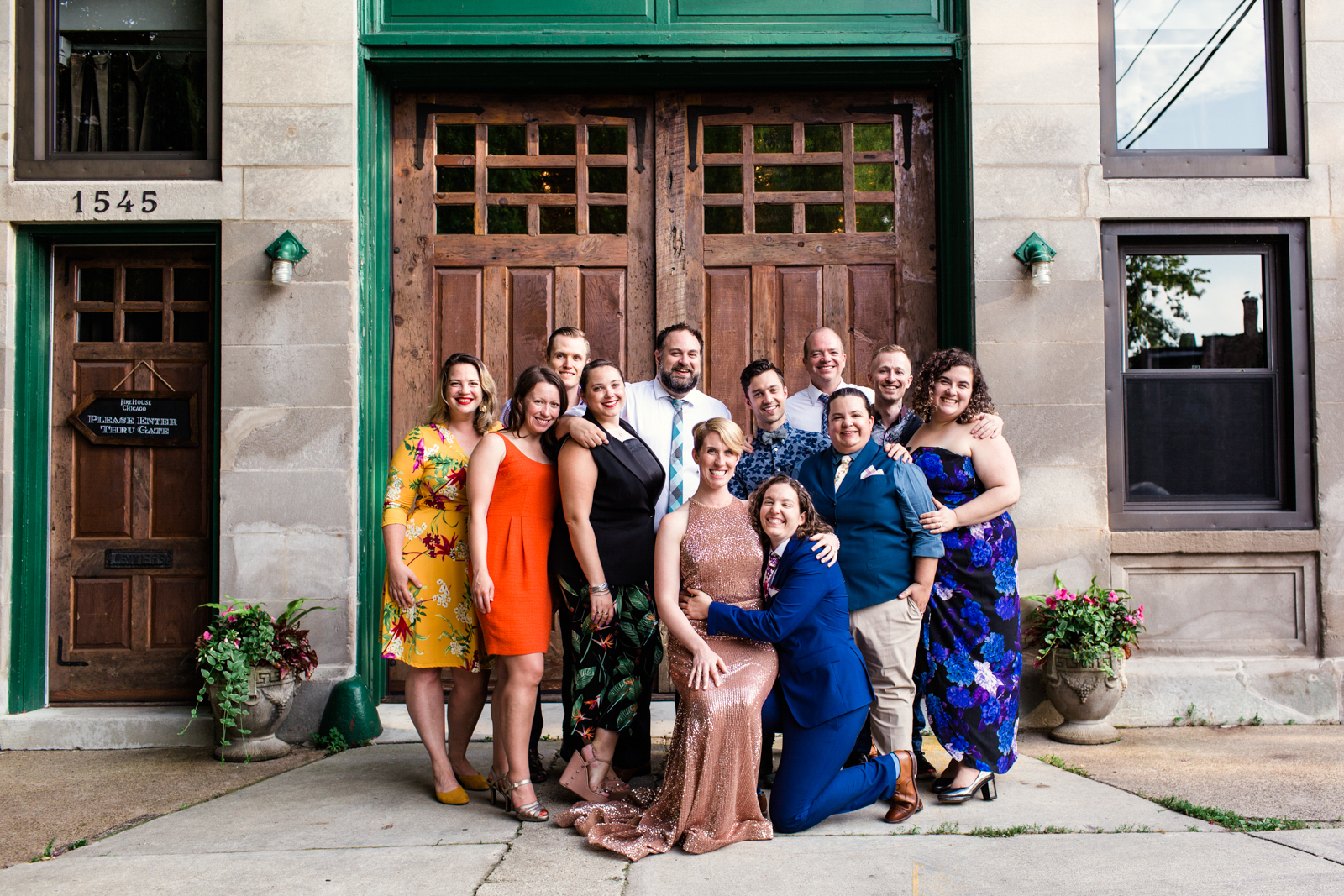 Firehouse Chicago LGBTQ+ Wedding Something Blue Weddings