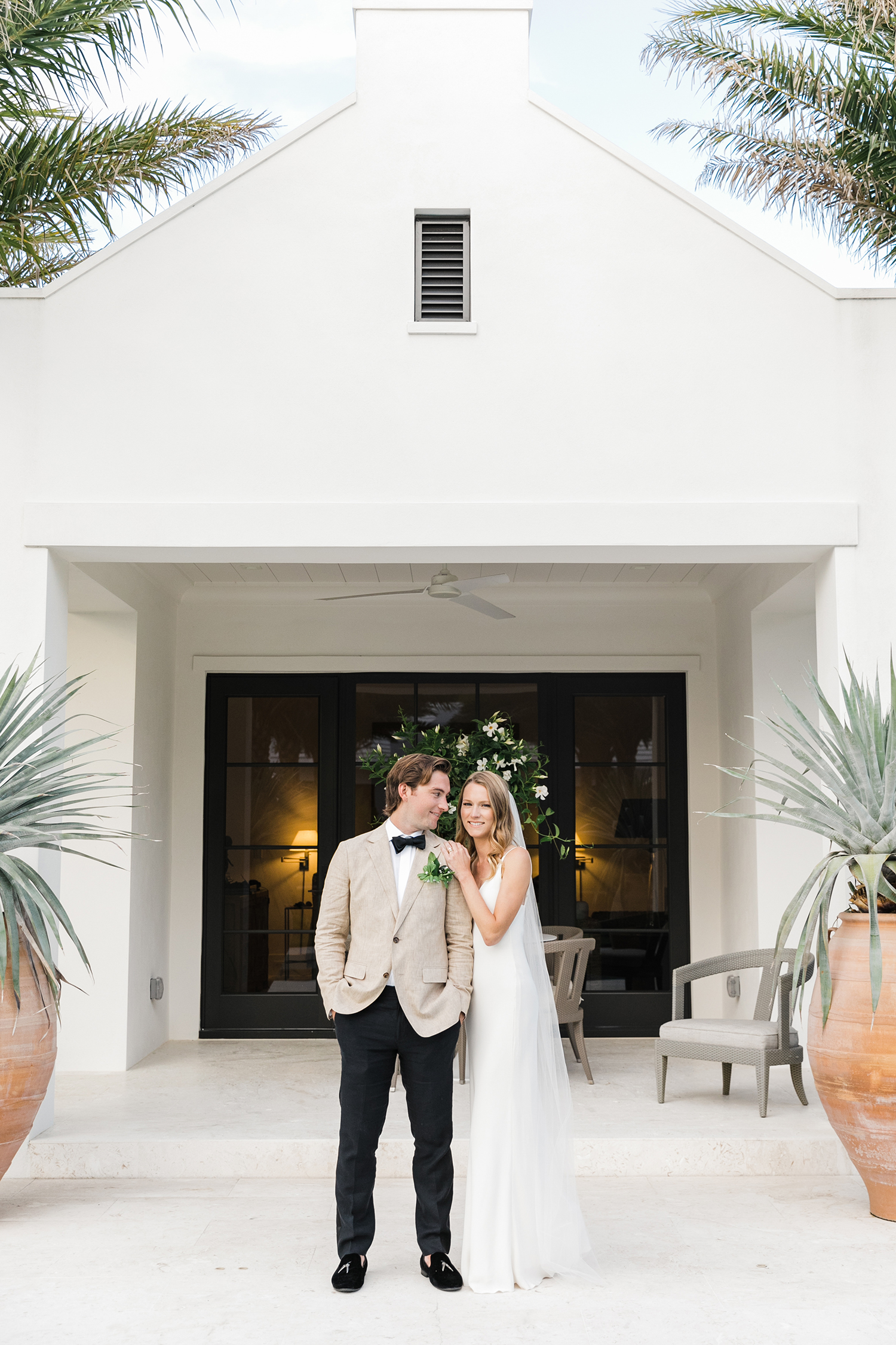 Palm Beach Tropical Minimalist Wedding Inspiration Something Blue Weddings