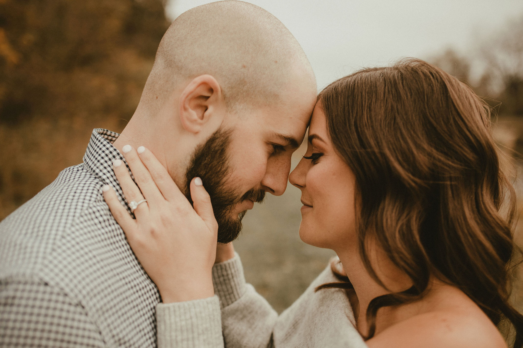 Fall Engagement Session Amelia Charleen Photo Something Blue Weddigns