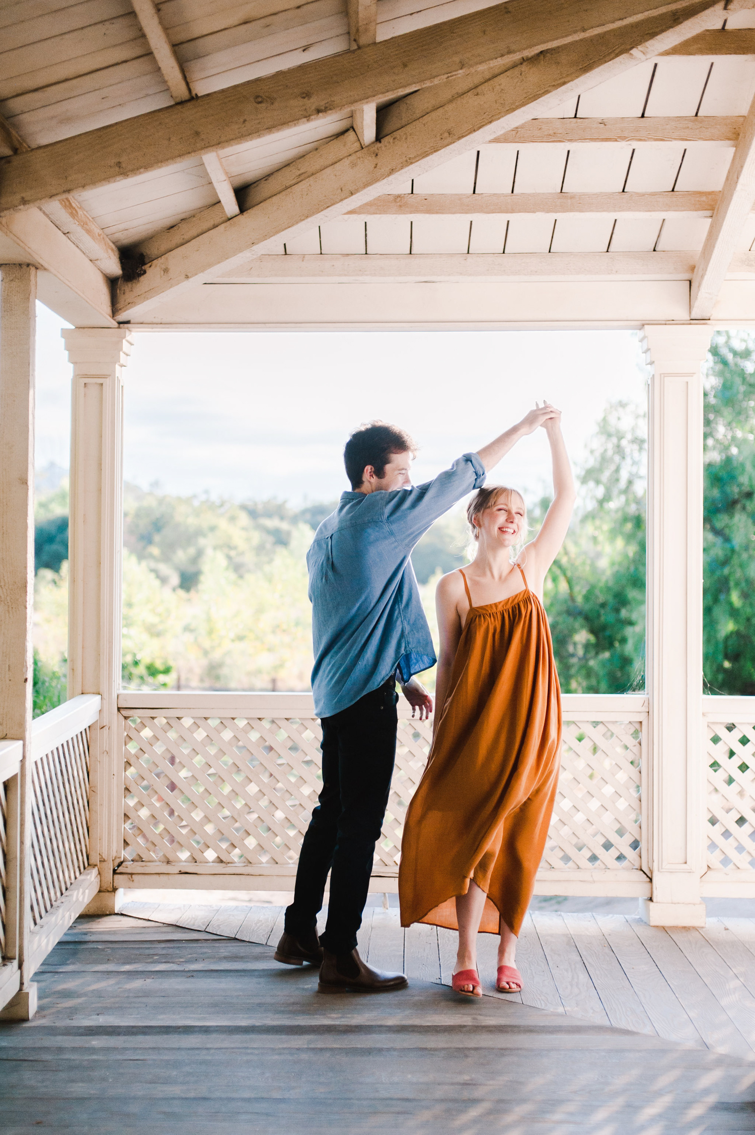 California Ranch House Engagement Session Amy Huang Photography Something Blue Weddings Blog