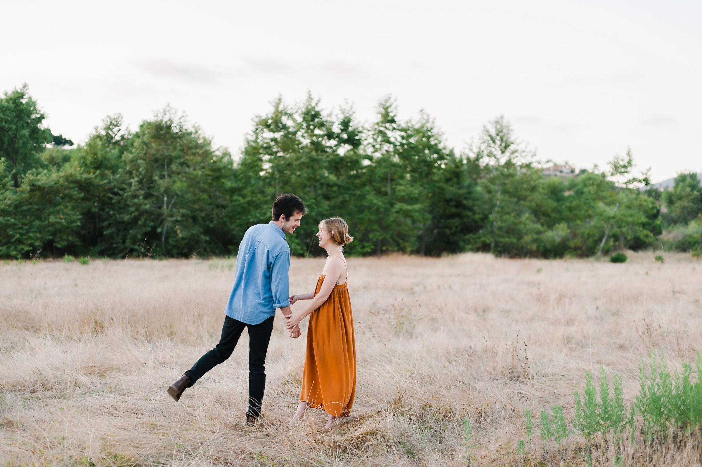 California Ranch House Engagement Session Amy Huang Photography Something Blue Weddings Blog