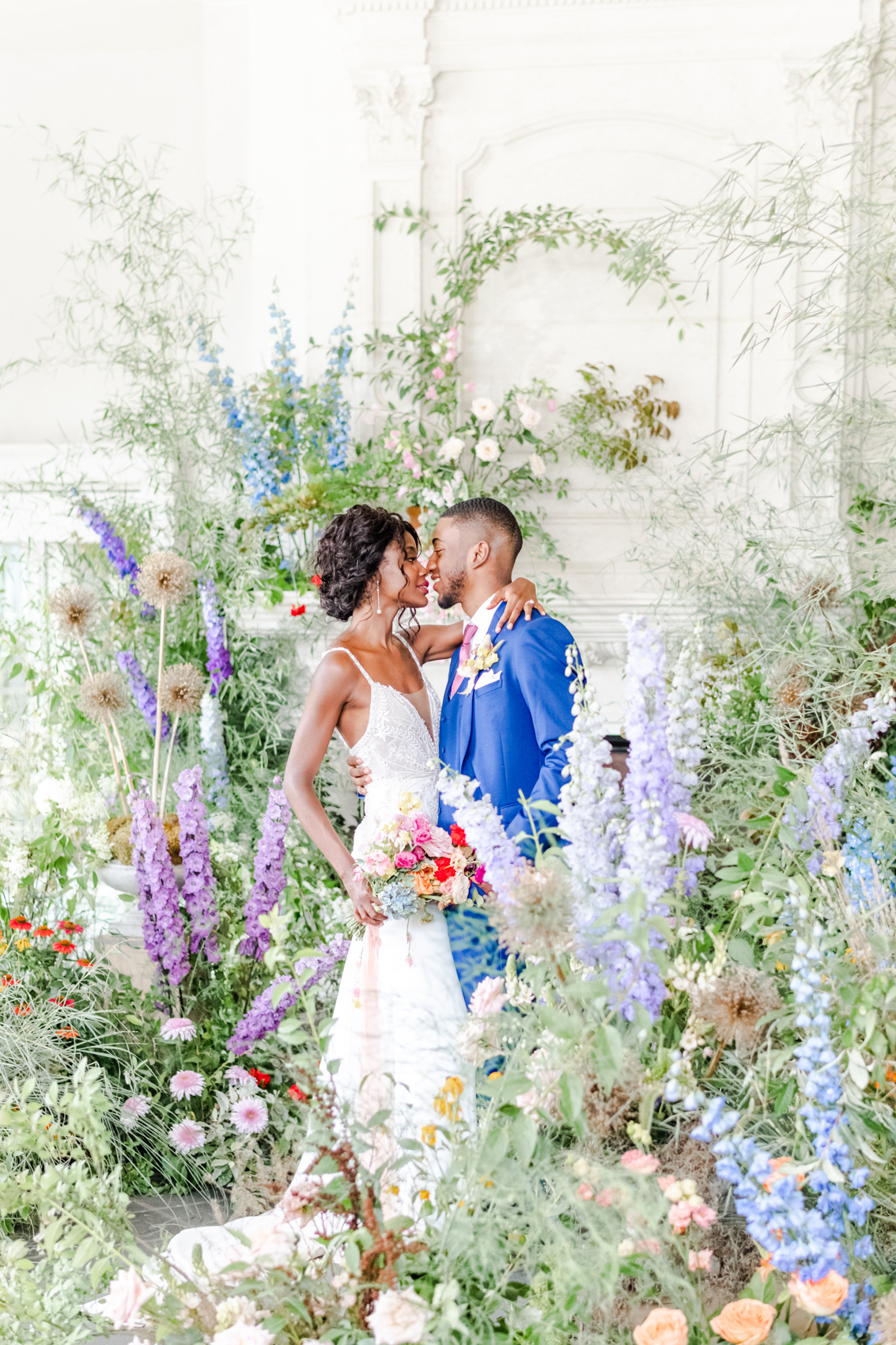 Colorful Wedding Florals Inspiration Something Blue Weddings Blog