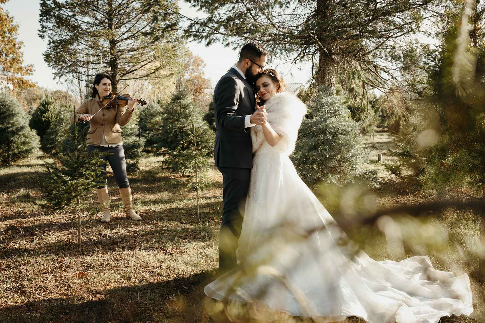 New England Winter Christmas Inspired Elopement Wedding Something Blue Weddings