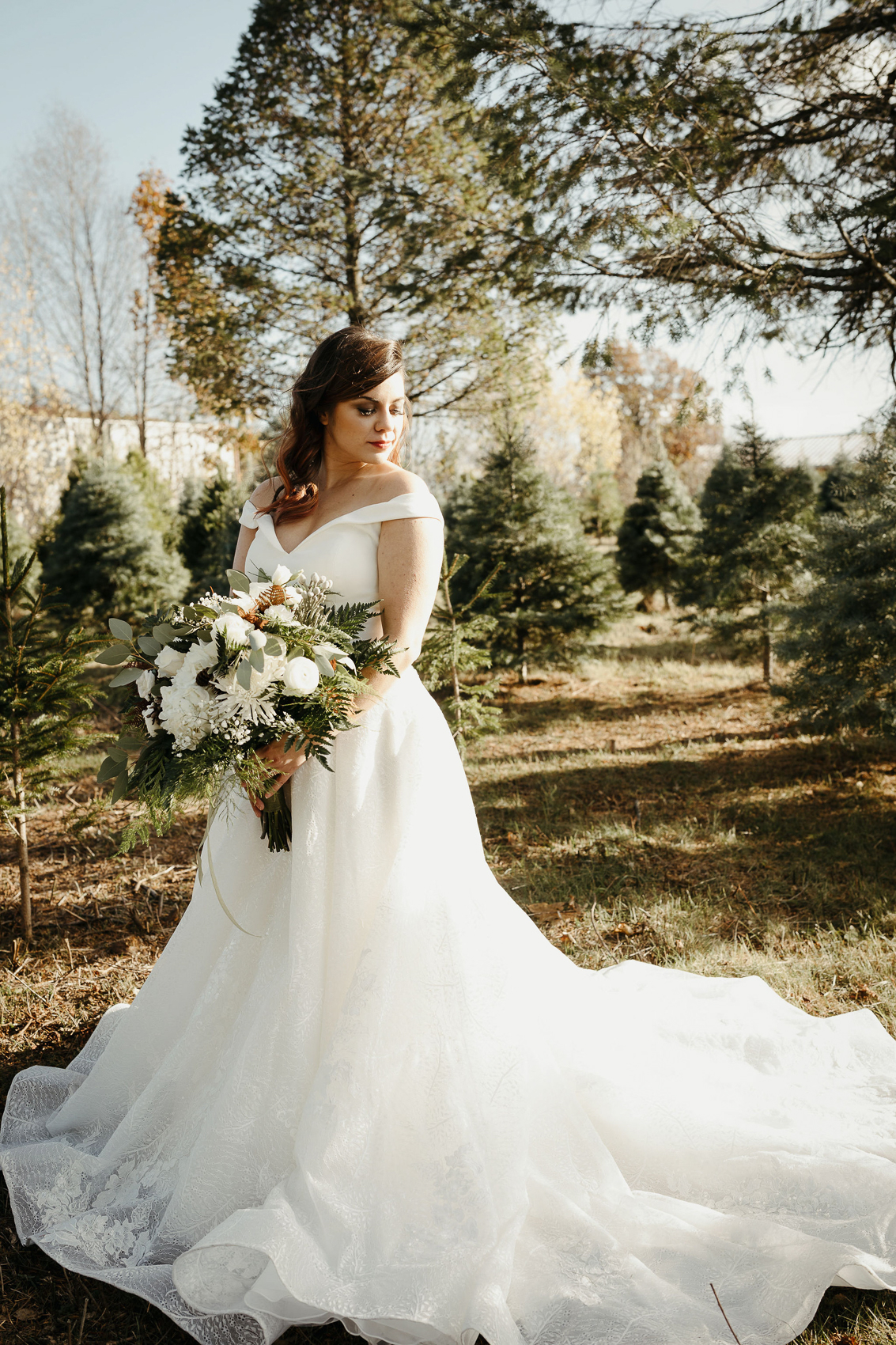 New England Winter Christmas Inspired Elopement Wedding Something Blue Weddings